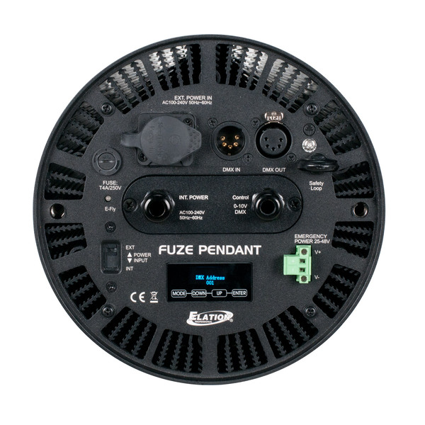 FUZ260 FUZE PENDANT; FULL SPECTRUM 230W 5IN LED ARRAY HOUSE LIGHT, FANLESS & SILENT FOR HOUSE/AREA LIGHTING